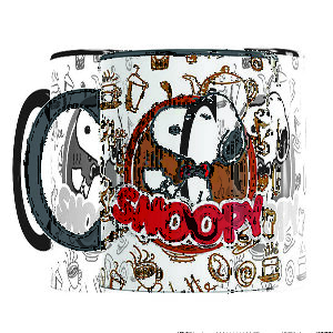 Kit Bolo de Caneca Snoopy Personalizado