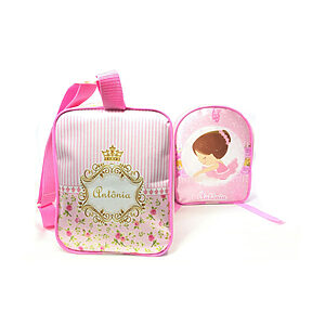 Kit Bolsa Necessaire Personalizada Bailarina