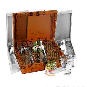 Kit Cachaça Gourmet com 3 Potes de Geleia