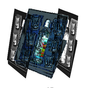 Kit Cachaça Sagatiba com 6 Copos Personalizado