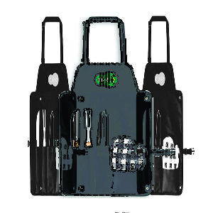 Kit Churrasco Com Avental Personalizado