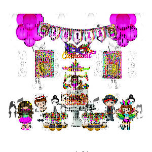 Kit Festa Carnaval Personalizado