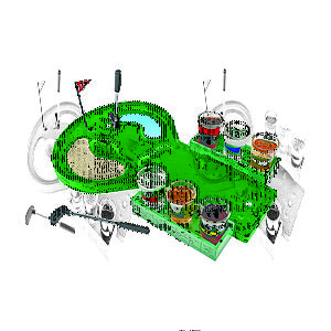 Kit Mini Golf Personalizado