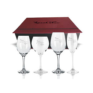 Kit Taças para Vinho Personalizado