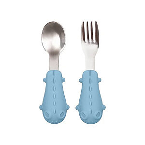 Kit Talheres Cabo em Silicone Personalizado