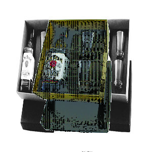 Kit Whisky Jim Beam com 2 Copos