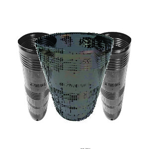 Kit para Cultivo com Vaso de Plástico Reciclado