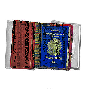 Porta Passaporte Couro Personalizado Brinde