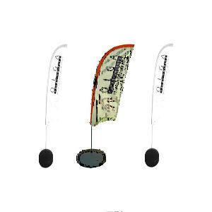 Wind Banner Personalizado Base Plástica