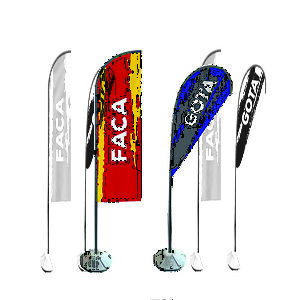 Wind Banner Personalizado Uso em Ambientes Internos