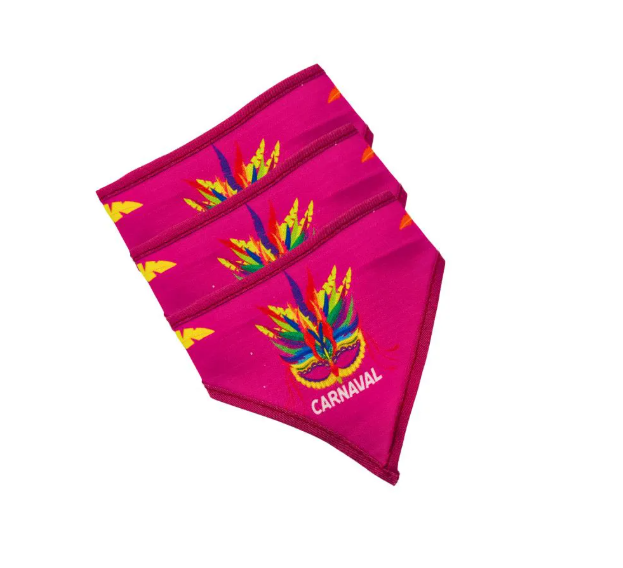 Bandana Carnaval Pink Vibrante