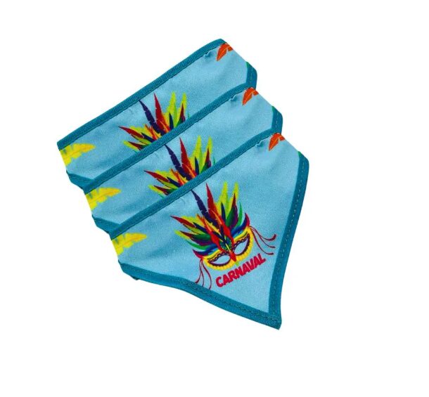 Bandana Temática de Carnaval Azul