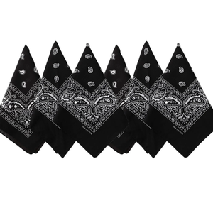 Bandana Clássica Paisley 100% Algodão