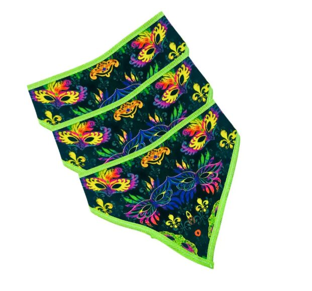 Bandana Carnaval Neon e Máscaras